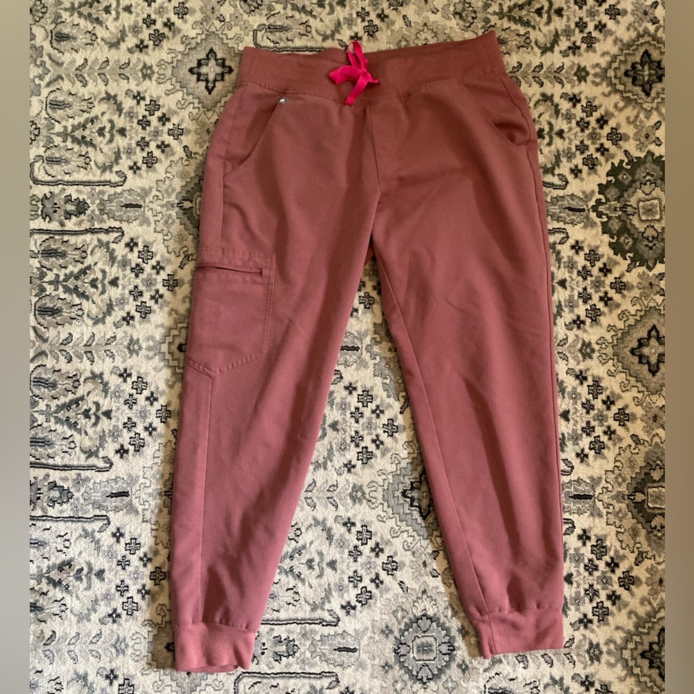 Figs Pink Jogger Scrub Pants